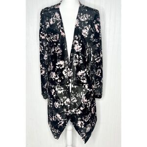 Cuddl Duds Open Waterfall Jacket Size L